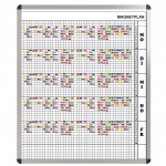 Personal-Raum-Plan, 10 Stunden, 43 Spalten, 103x97 cm, 